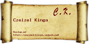 Czeizel Kinga névjegykártya