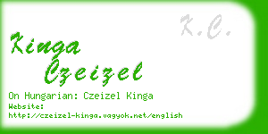 kinga czeizel business card